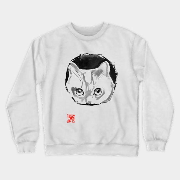 cat in the box 02 Crewneck Sweatshirt by pechane